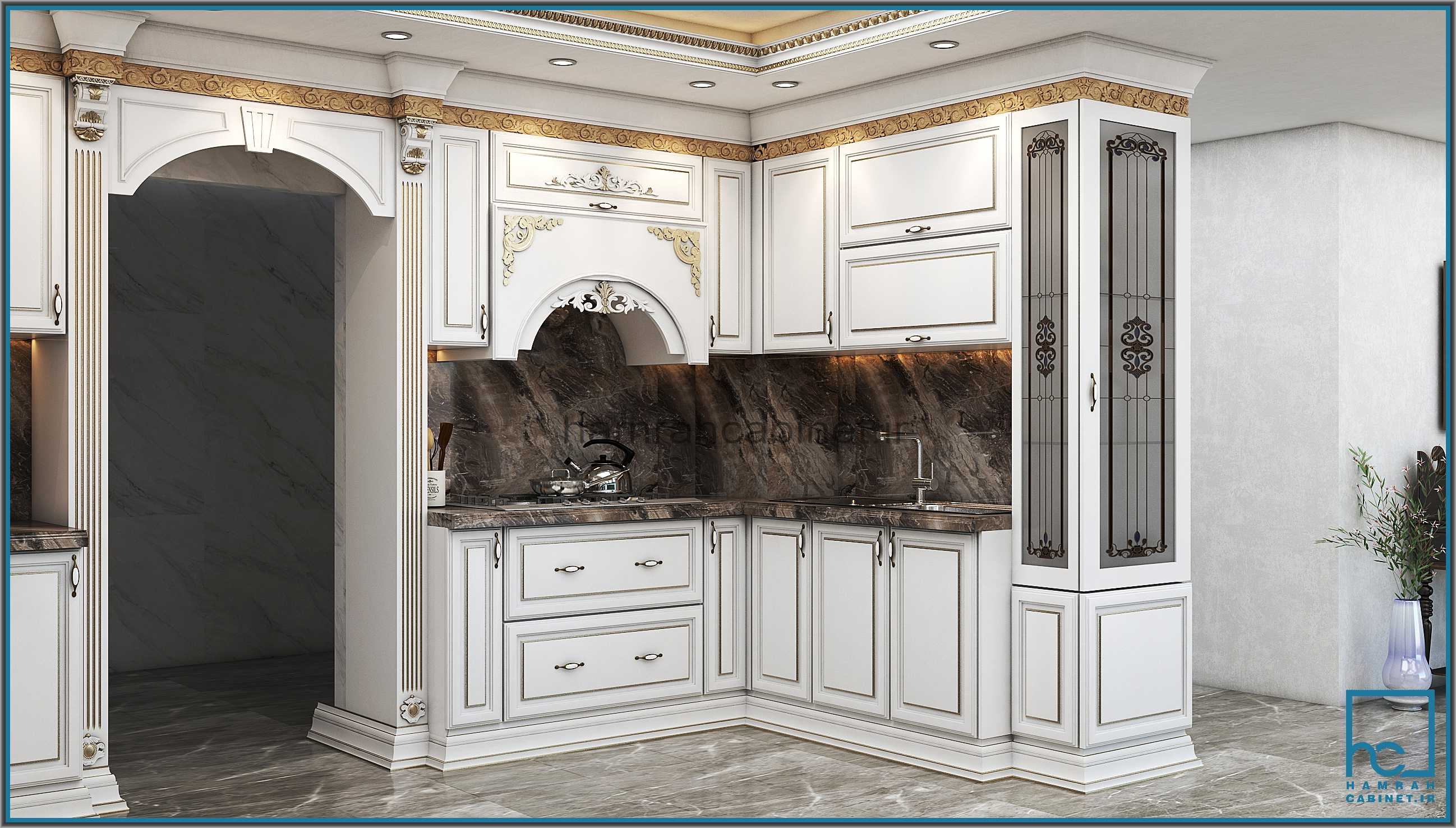 کابینت کلاسیک رنگخور 43